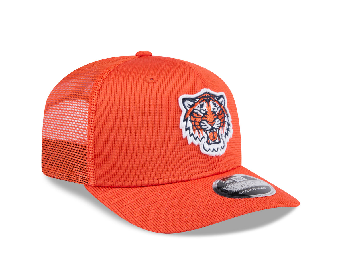 Detroit Tigers New Era Orange 2025 Spring Training 9SEVENTY Trucker Hat - Pro Jersey Sports