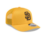 San Diego Padres New Era Yellow 2025 Spring Training 9SEVENTY Trucker Hat - Pro Jersey Sports