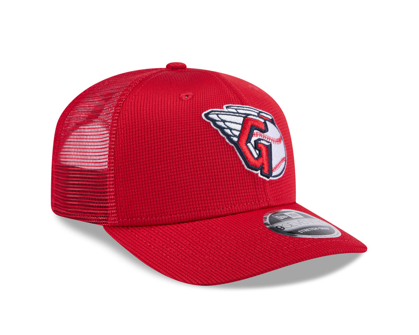 Cleveland Guardians New Era Red 2025 Spring Training 9SEVENTY Trucker Hat - Pro Jersey Sports