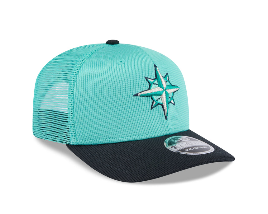 Seattle Mariners New Era Teal/Navy 2025 Spring Training 9SEVENTY Trucker Hat - Pro Jersey Sports