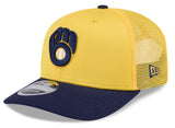 Milwaukee Brewers New Era Yellow/Navy 2025 Spring Training 9SEVENTY Trucker Hat - Pro Jersey Sports