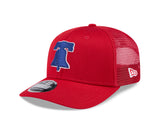 Philadelphia Phillies New Era Red 2025 Spring Training 9SEVENTY Trucker Hat With Patch - Pro Jersey Sports