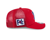 Philadelphia Phillies New Era Red 2025 Spring Training 9SEVENTY Trucker Hat With Patch - Pro Jersey Sports