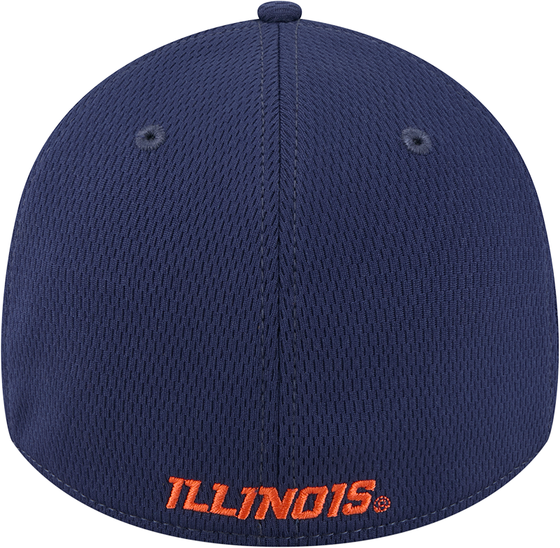 Illinois Fighting Illini Navy Blue New Era Dash Mark 39THIRTY Flex Hat