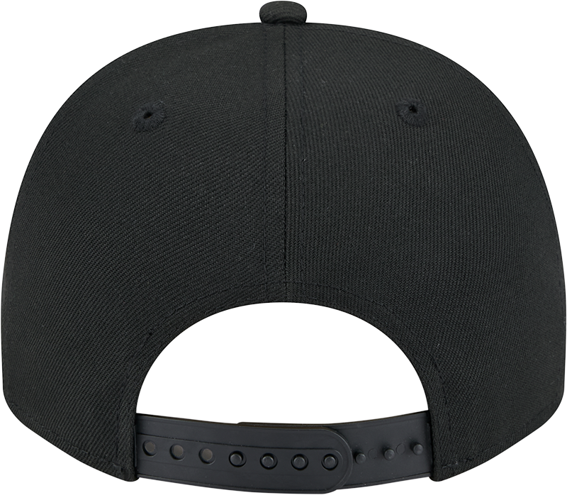 Chicago Bulls New Era Black A-Frame 9FIFTY Snapback Hat