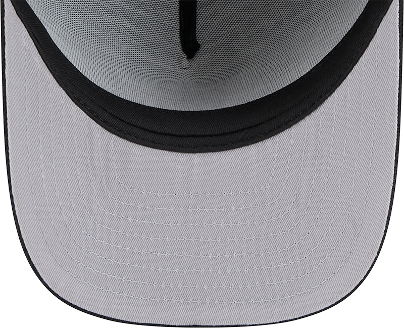 Chicago Bulls New Era Black A-Frame 9FIFTY Snapback Hat