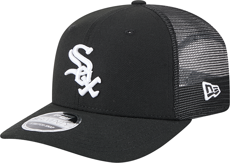 Chicago White Sox New Era Black 9SEVENTY Trucker Adjustable Hat