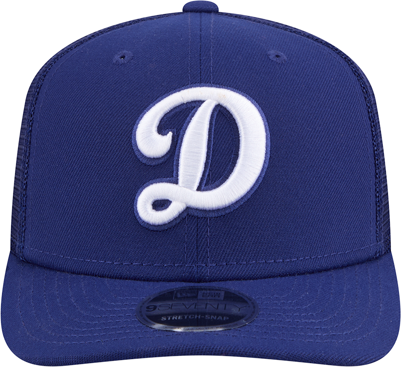 Los Angeles Dodgers New Era Royal 9SEVENTY Trucker Adjustable Hat