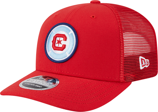 Chicago Fire New Era Red 9SEVENTY Trucker Adjustable Hat