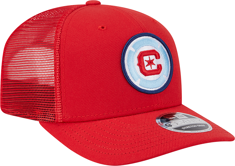 Chicago Fire New Era Red 9SEVENTY Trucker Adjustable Hat