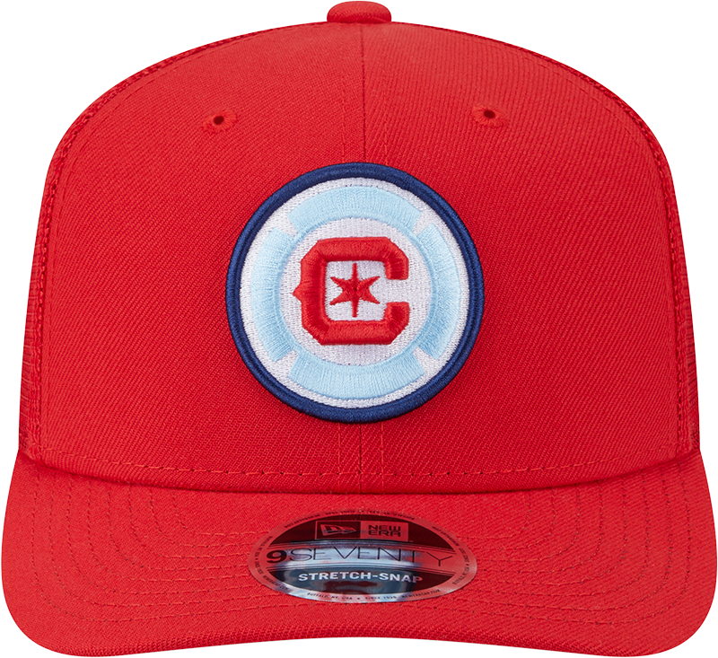Chicago Fire New Era Red 9SEVENTY Trucker Adjustable Hat