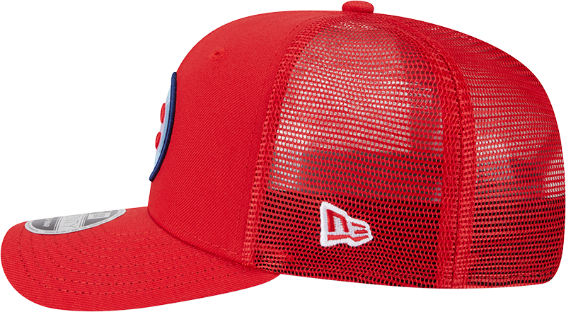 Chicago Fire New Era Red 9SEVENTY Trucker Adjustable Hat