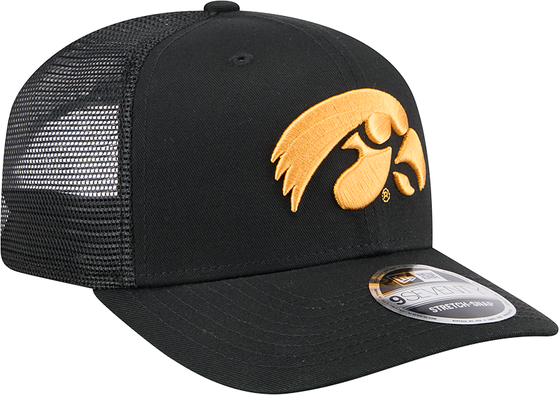 Men's Iowa Hawkeyes New Era Black New Era 9SEVENTY Trucker Hat