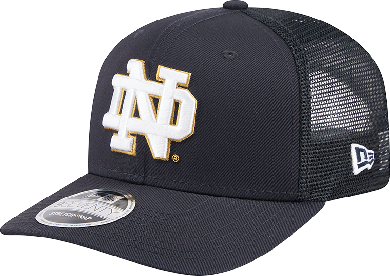 Men's Notre Dame Fighting Irish New Era Navy New Era 9SEVENTY Trucker Hat