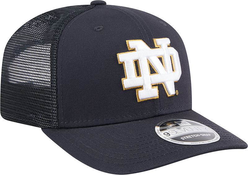 Men's Notre Dame Fighting Irish New Era Navy New Era 9SEVENTY Trucker Hat