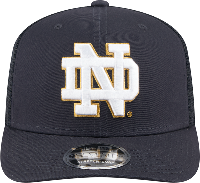 Men's Notre Dame Fighting Irish New Era Navy New Era 9SEVENTY Trucker Hat