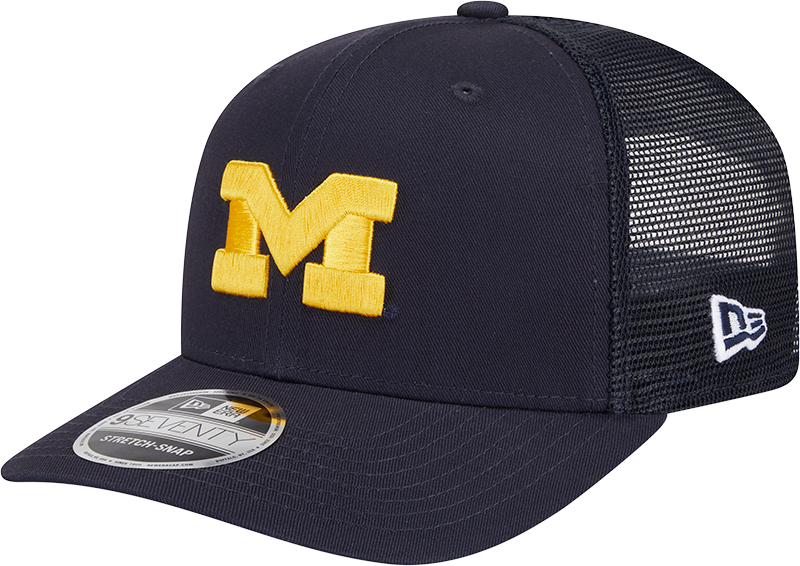 Men's Michigan Wolverines New Era Navy New Era 9SEVENTY Trucker Hat