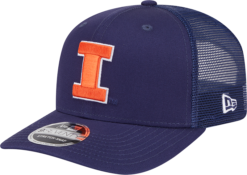 Men's Illinois Fighting Illini New Era Navy New Era 9SEVENTY Trucker Hat