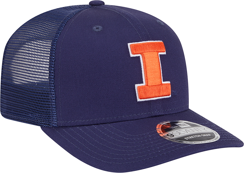 Men's Illinois Fighting Illini New Era Navy New Era 9SEVENTY Trucker Hat