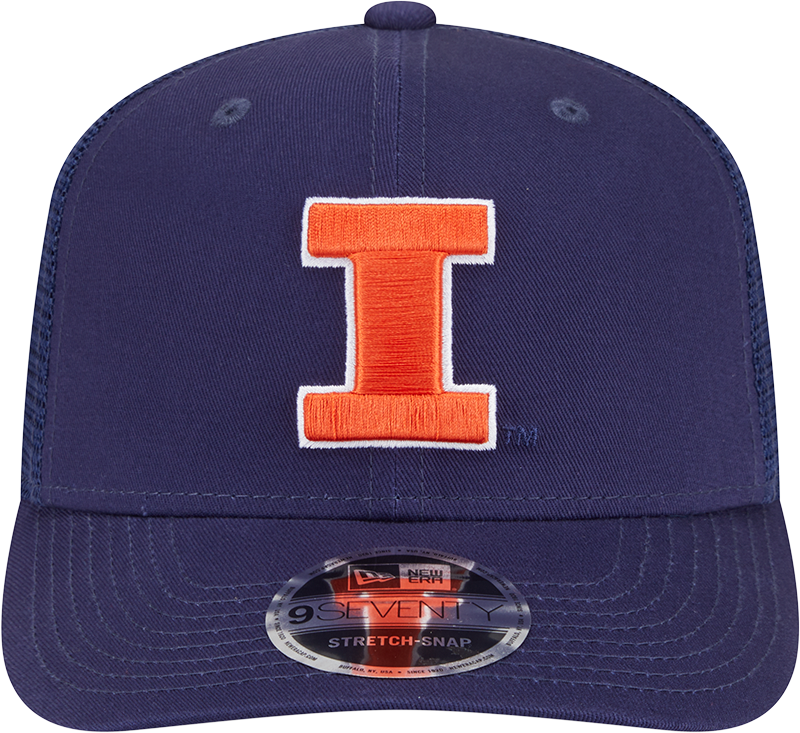 Men's Illinois Fighting Illini New Era Navy New Era 9SEVENTY Trucker Hat