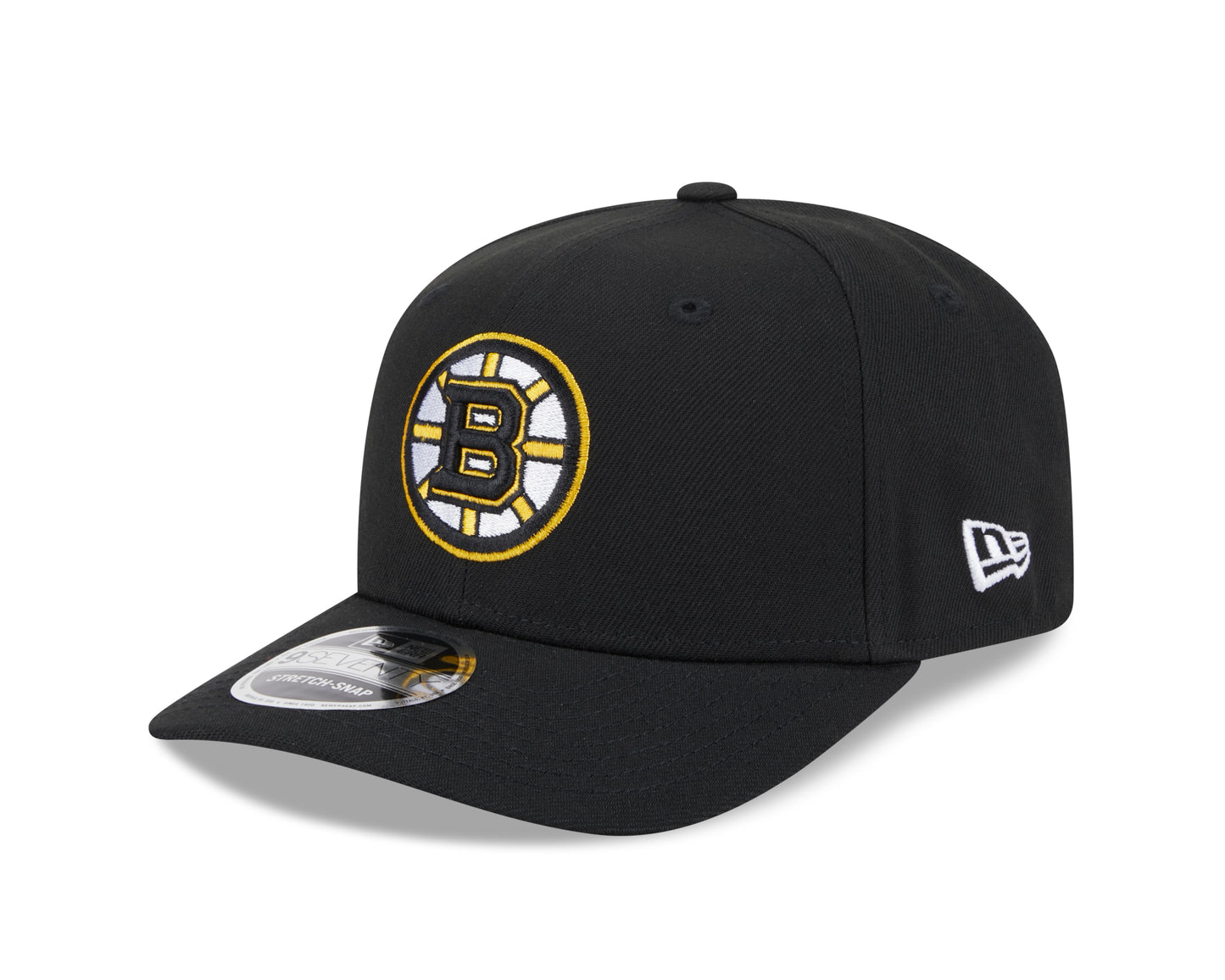 Boston Bruins Black New Era 9SEVENTY Adjustable Hat