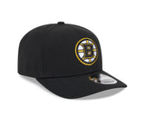 Boston Bruins Black New Era 9SEVENTY Adjustable Hat - Pro Jersey Sports