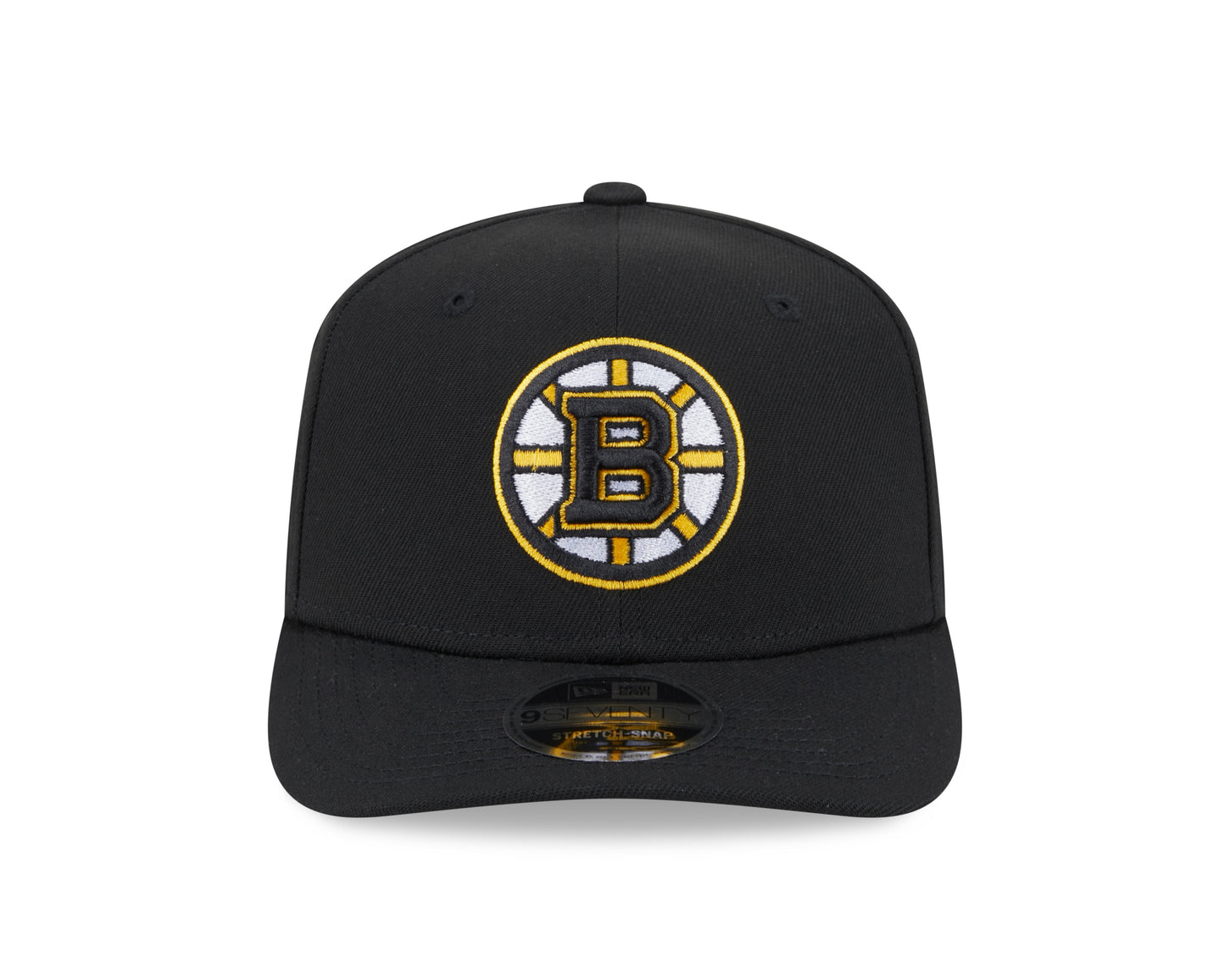 Boston Bruins Black New Era 9SEVENTY Adjustable Hat