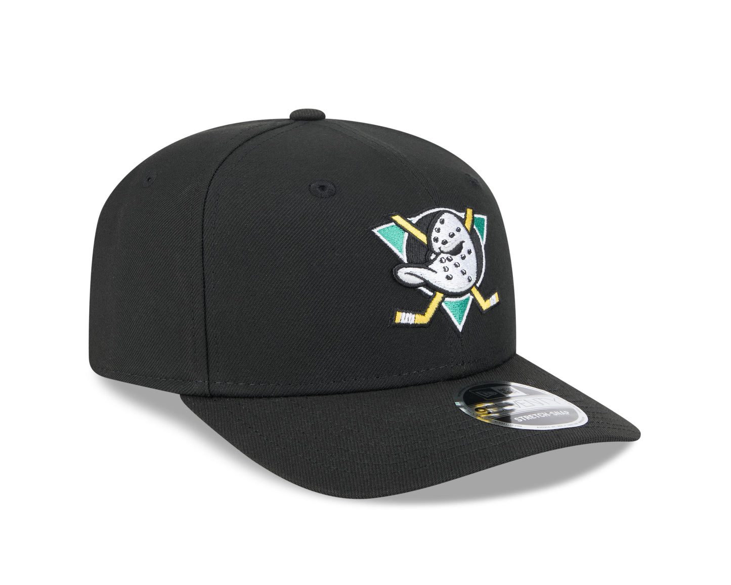 Men's Anaheim Ducks Black New Era 9SEVENTY Adjustable Hat