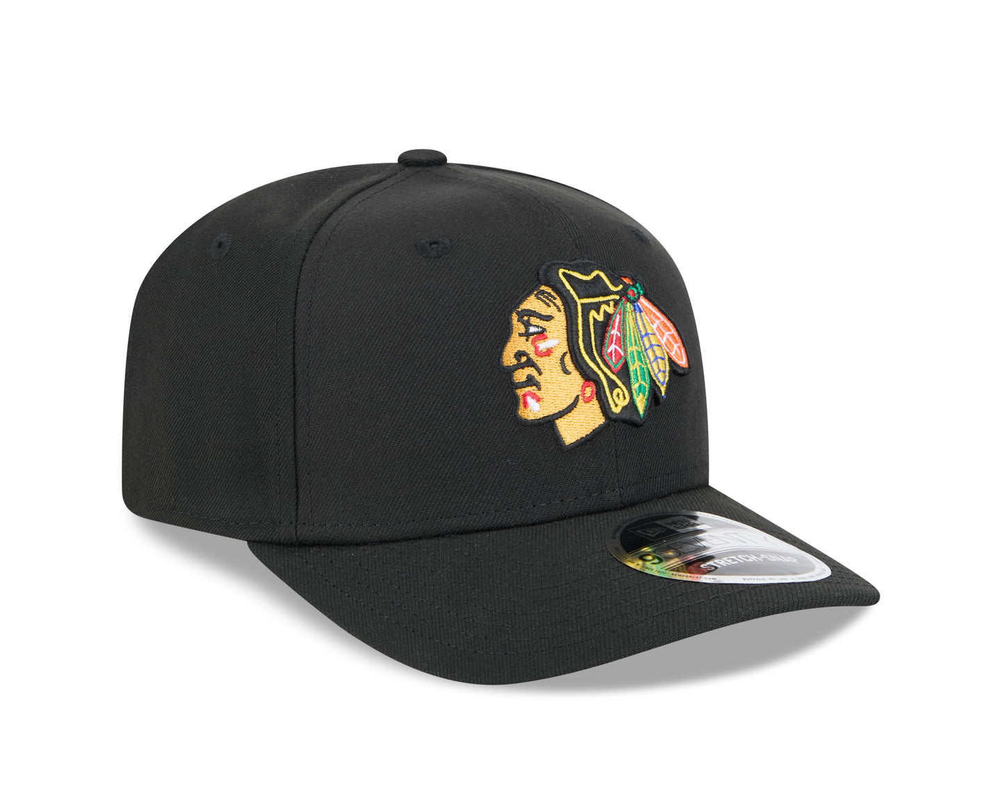 Men's Chicago Blackhawks New Era Black 9SEVENTY Hat