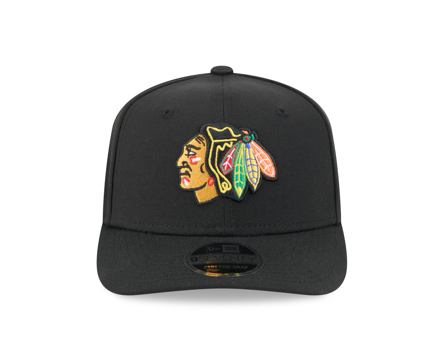 Men's Chicago Blackhawks New Era Black 9SEVENTY Hat