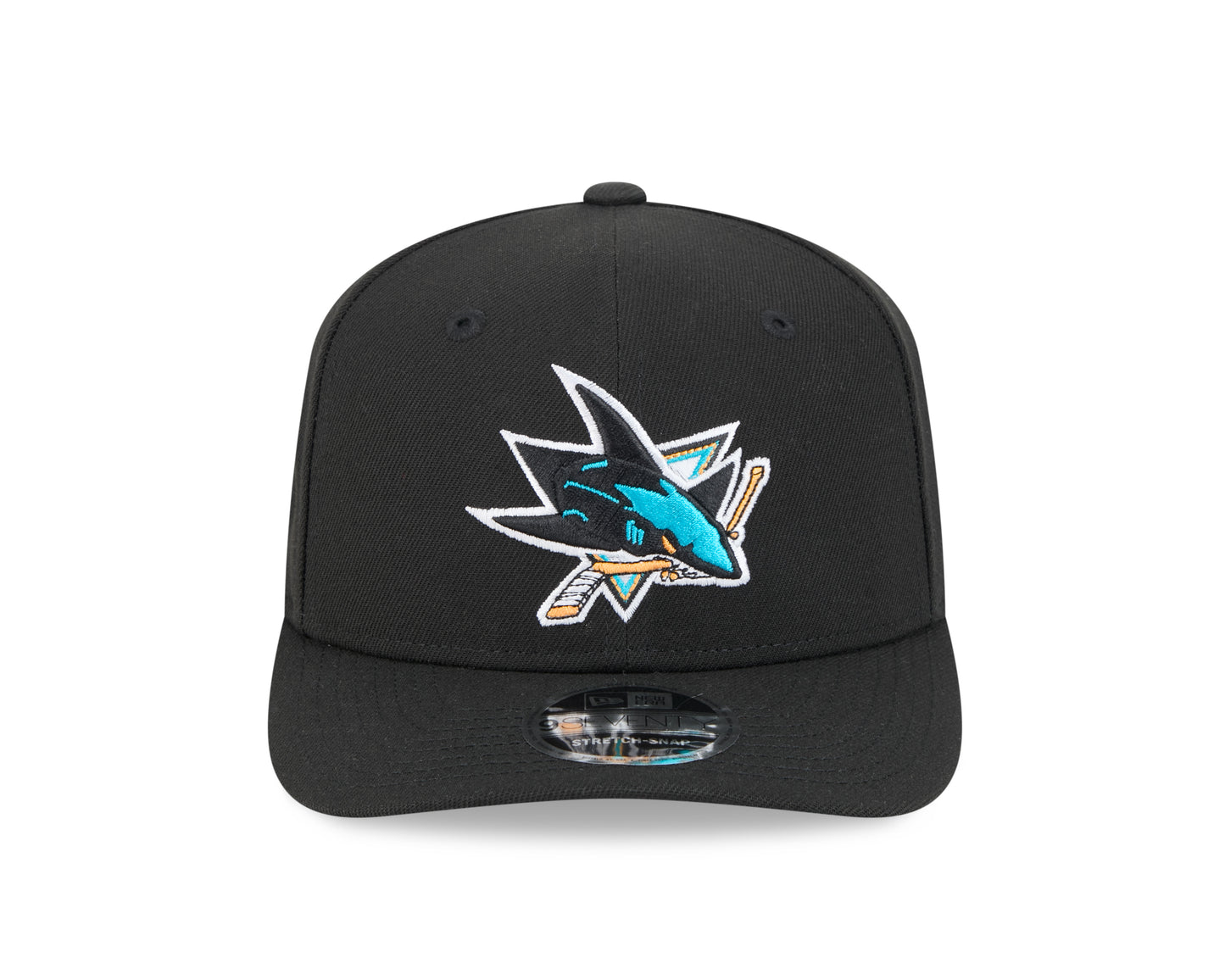 Men's San Jose Sharks Black New Era 9SEVENTY Adjustable Hat