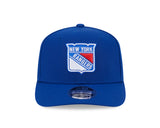 Men's New York Rangers Blue New Era 9SEVENTY Adjustable Hat - Pro Jersey Sports