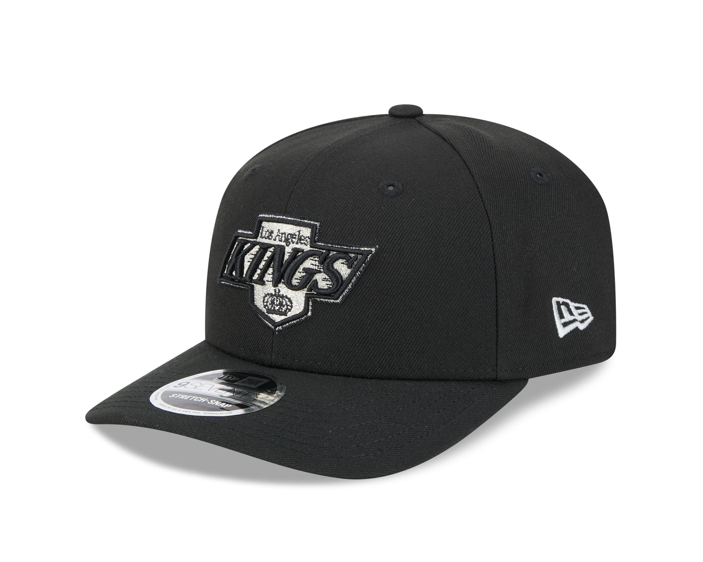 Men's Los Angeles Kings Black New Era 9SEVENTY Adjustable Hat