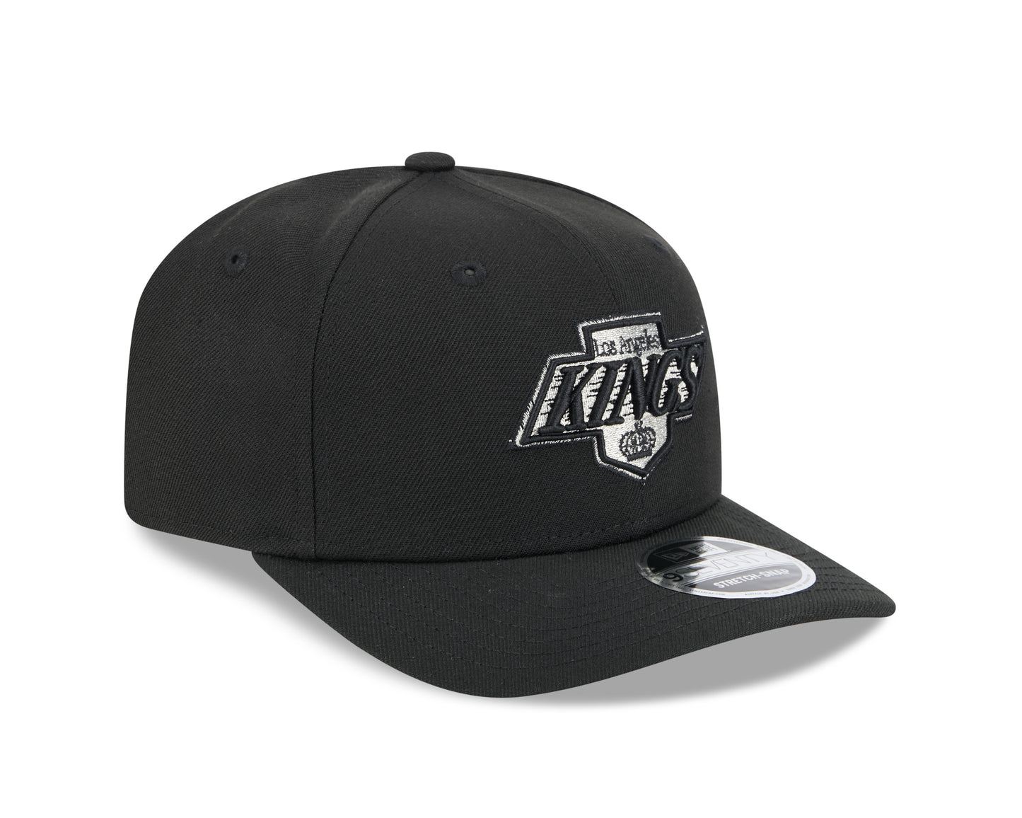 Men's Los Angeles Kings Black New Era 9SEVENTY Adjustable Hat