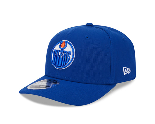 Men's Edmonton Oilers Blue New Era 9SEVENTY Adjustable Hat