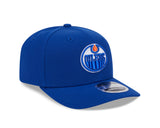 Men's Edmonton Oilers Blue New Era 9SEVENTY Adjustable Hat - Pro Jersey Sports