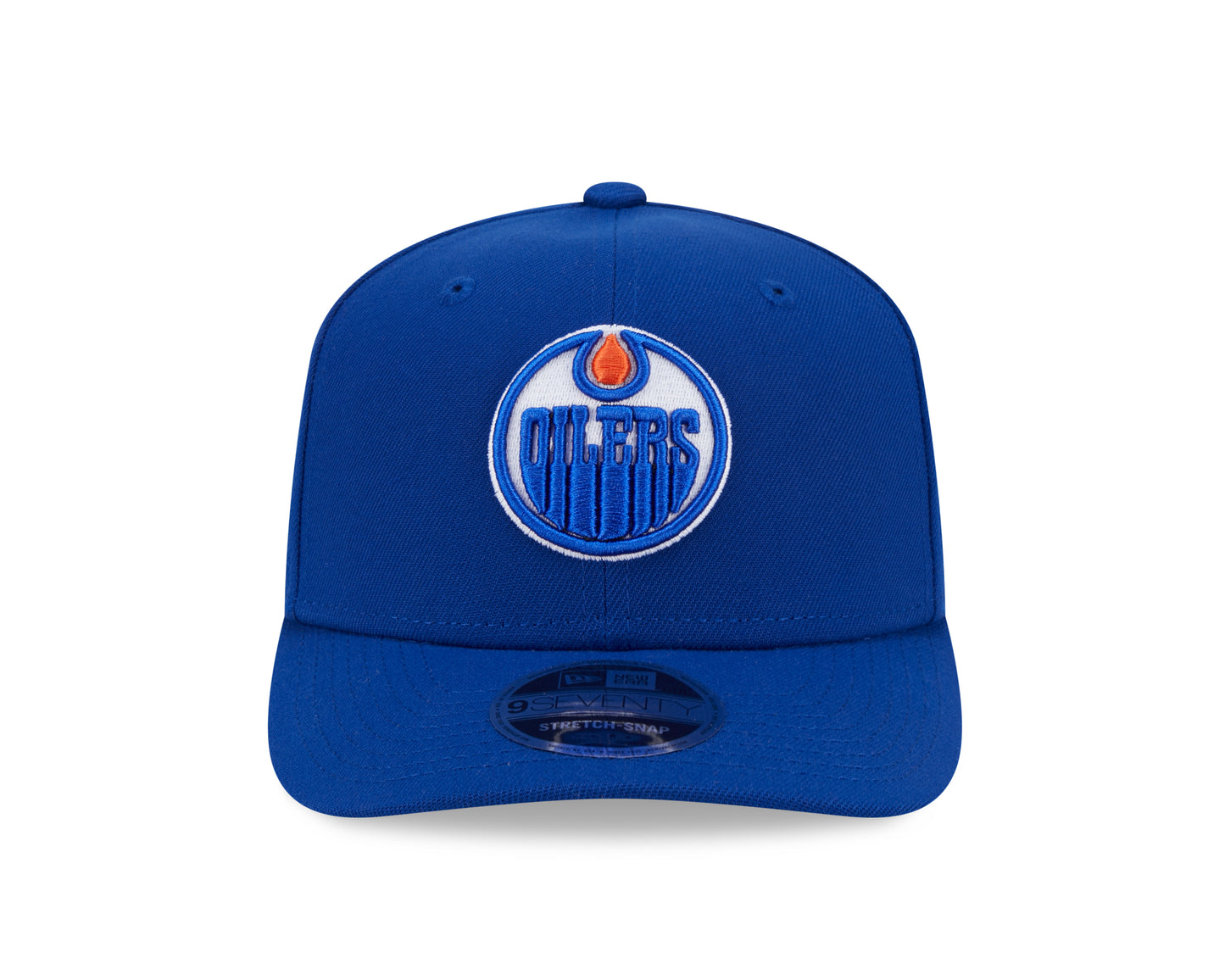 Men's Edmonton Oilers Blue New Era 9SEVENTY Adjustable Hat