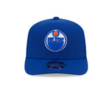 Men's Edmonton Oilers Blue New Era 9SEVENTY Adjustable Hat - Pro Jersey Sports