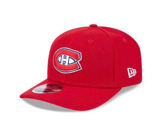 Men's Montreal Canadiens Red New Era 9SEVENTY Adjustable Hat