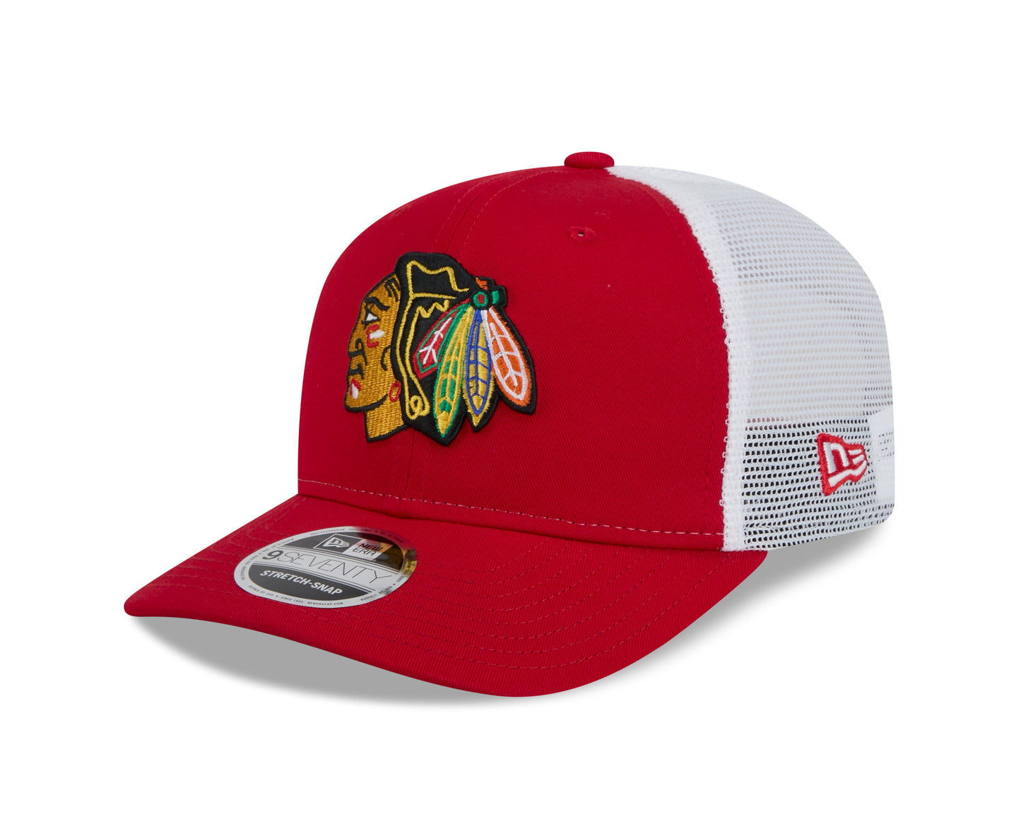 Men's Chicago Blackhawks New Era Red/White 9SEVENTY Trucker Hat