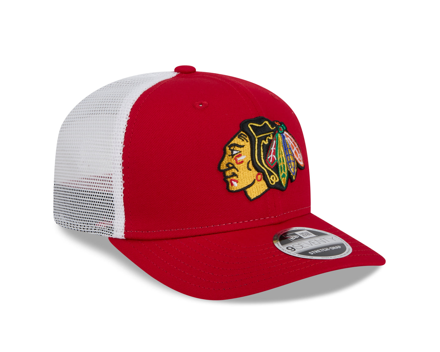 Men's Chicago Blackhawks New Era Red/White 9SEVENTY Trucker Hat