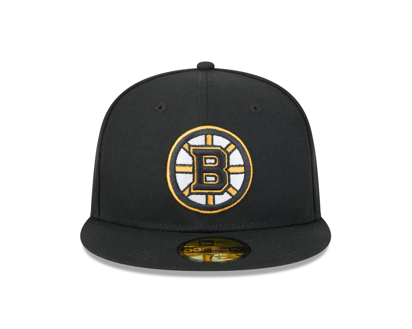 Boston Bruins Black Basic New Era 59FIFTY Fitted Hat