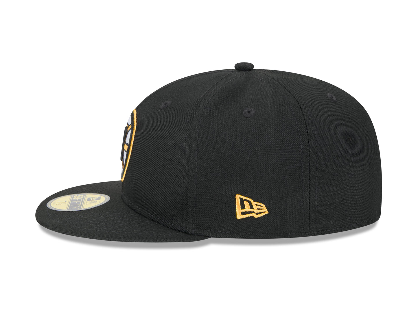 Boston Bruins Black Basic New Era 59FIFTY Fitted Hat