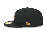 Boston Bruins Black Basic New Era 59FIFTY Fitted Hat - Pro Jersey Sports