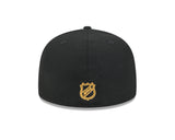Boston Bruins Black Basic New Era 59FIFTY Fitted Hat - Pro Jersey Sports