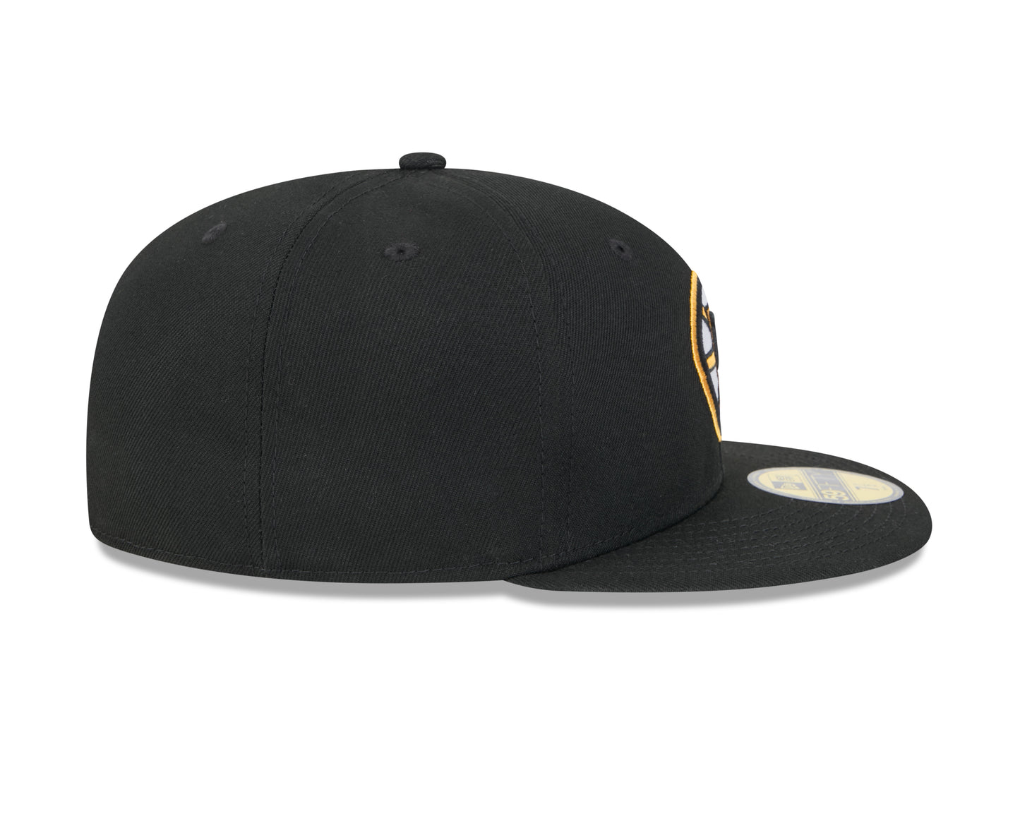 Boston Bruins Black Basic New Era 59FIFTY Fitted Hat