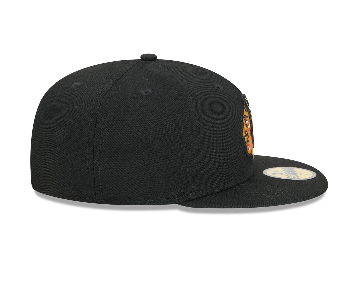 Chicago Blackhawks Black Basic New Era 59FIFTY Fitted Hat