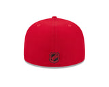 Chicago Blackhawks Red Basic New Era 59FIFTY Fitted Hat - Pro Jersey Sports