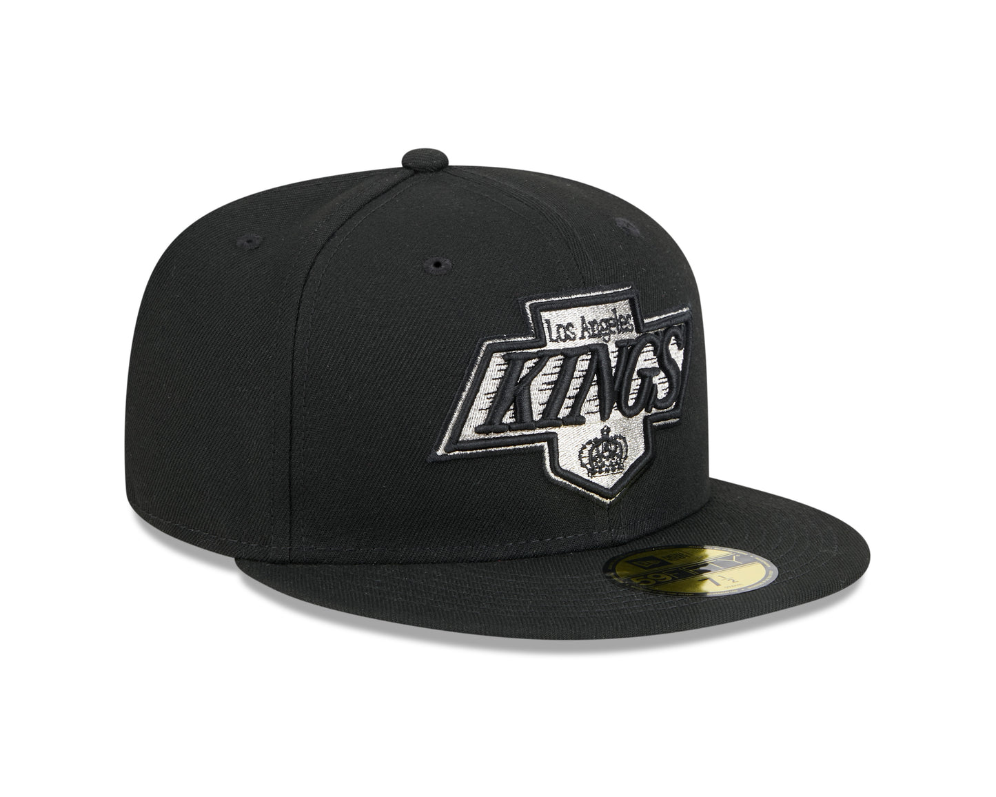 Los Angeles Kings Black Basic New Era 59FIFTY Fitted Hat