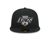 Los Angeles Kings Black Basic New Era 59FIFTY Fitted Hat - Pro Jersey Sports